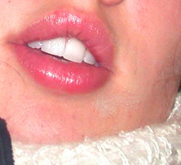 My girlfriend's lips