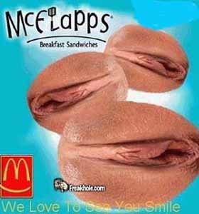 Mc Donald's introduces...  The New McFlapps!